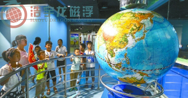 江苏***科技馆-大型磁悬浮地球仪-倾斜23.5度