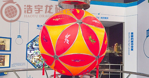 广西***科技馆-大型磁悬浮绣球
